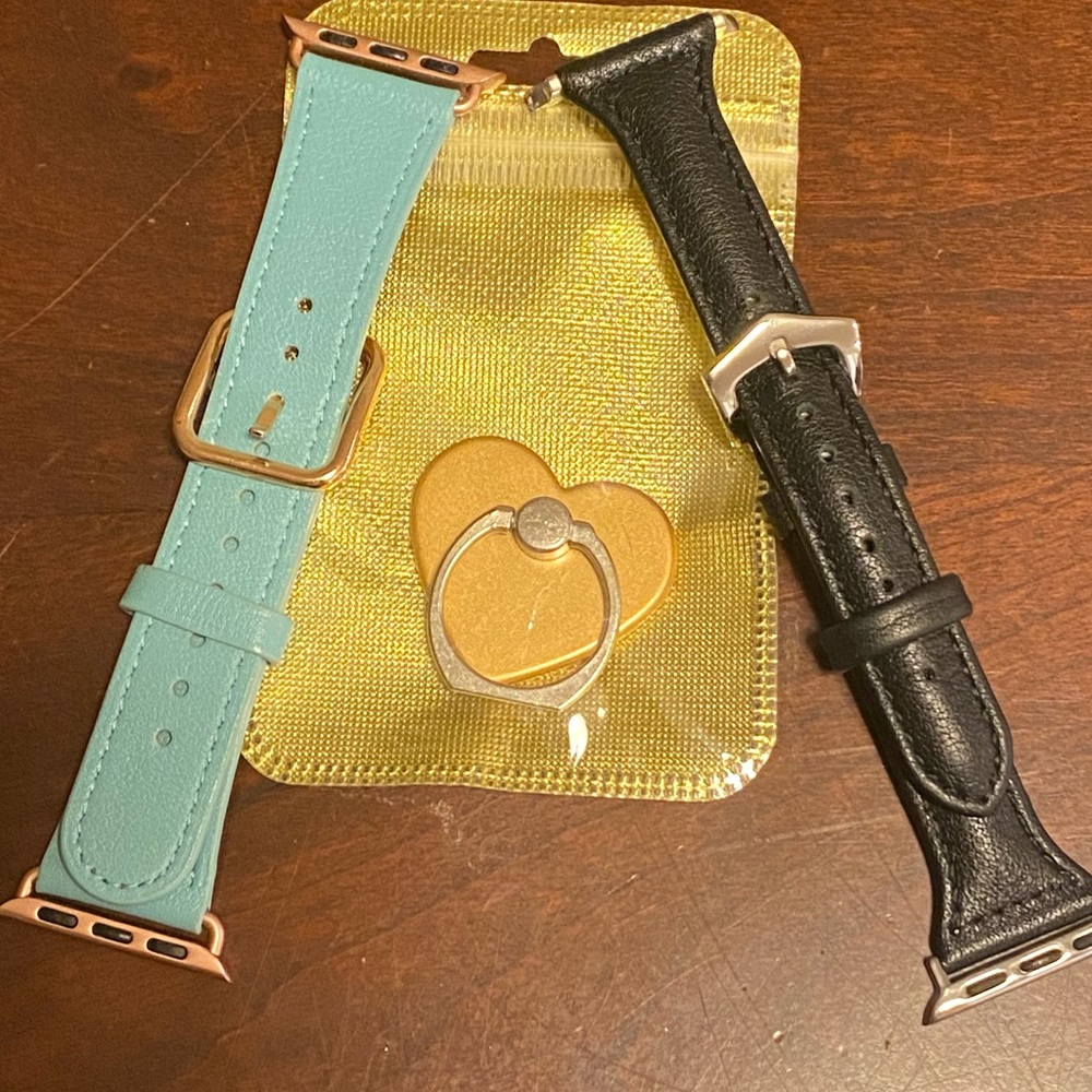 Apple Watch Bands 38mm women and heart phone ring